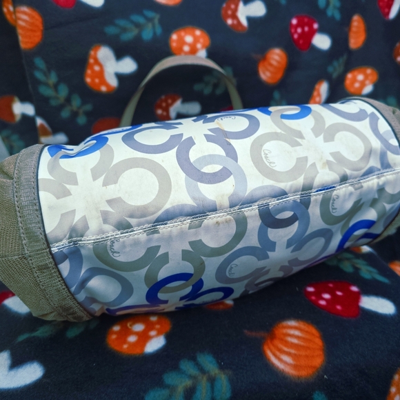 COACH Alexandra Chsin Link Clover Signature C Multicolor Shoulder Bag - Picture 5 of 8